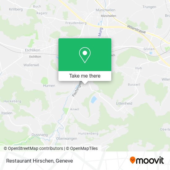 Restaurant Hirschen map