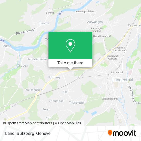 Landi Bützberg map