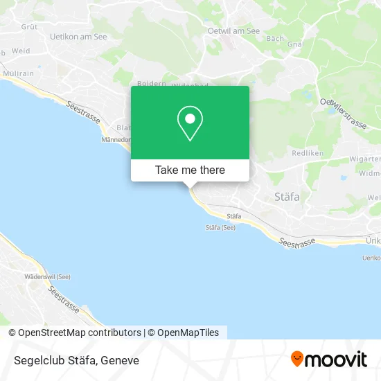 Segelclub Stäfa map