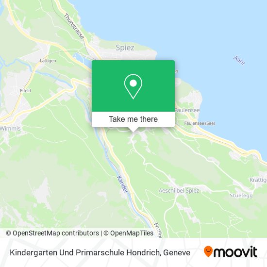 Kindergarten Und Primarschule Hondrich map