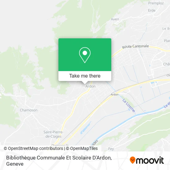 Bibliothèque Communale Et Scolaire D'Ardon map