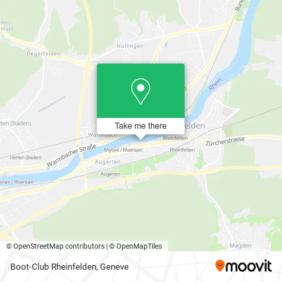 Boot-Club Rheinfelden map