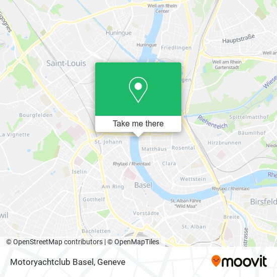 Motoryachtclub Basel map