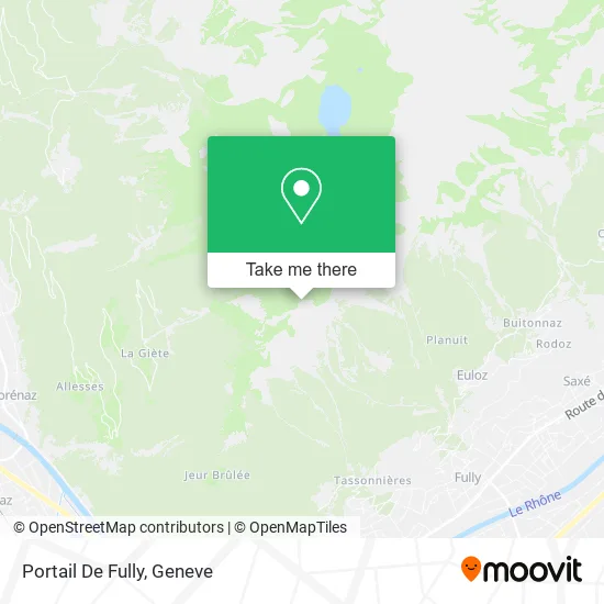 Portail De Fully map