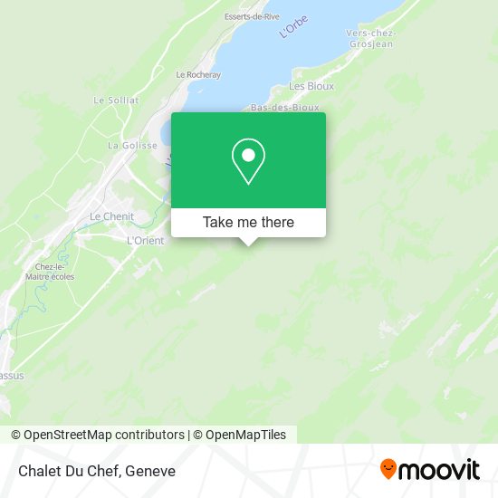 Chalet Du Chef map