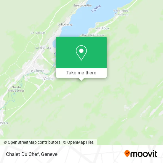 Chalet Du Chef map