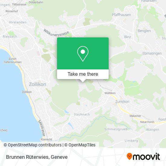 Brunnen Rüterwies map