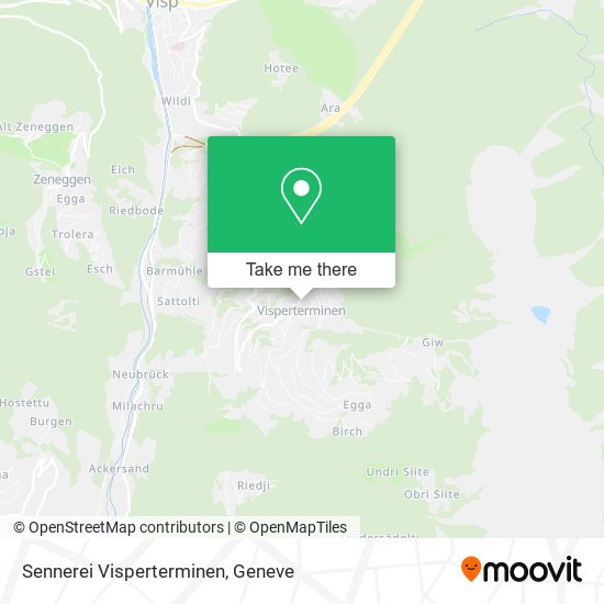 Sennerei Visperterminen map