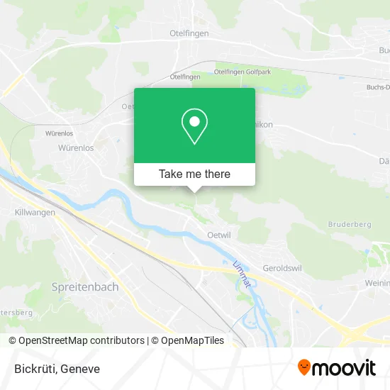 Bickrüti map