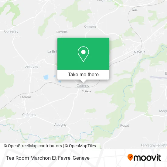 Tea Room Marchon Et Favre map