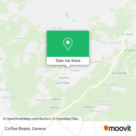 Coffee Beans map