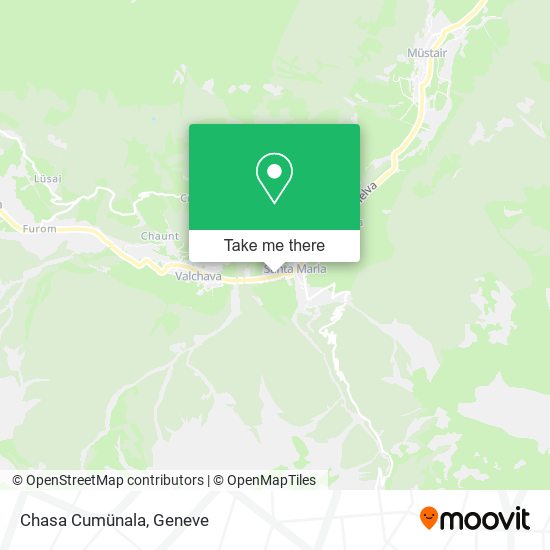 Chasa Cumünala map