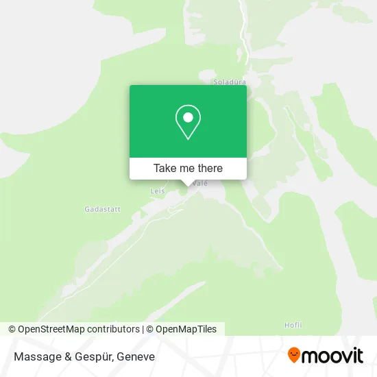 Massage & Gespür map