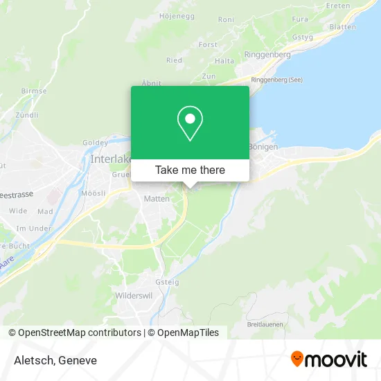 Aletsch map