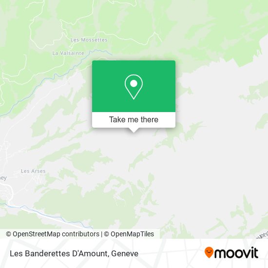 Les Banderettes D'Amount map
