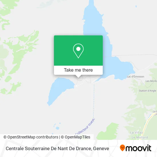 Centrale Souterraine De Nant De Drance map