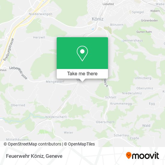 Feuerwehr Köniz map