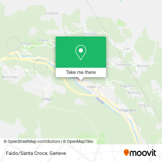 Faido/Santa Croce map