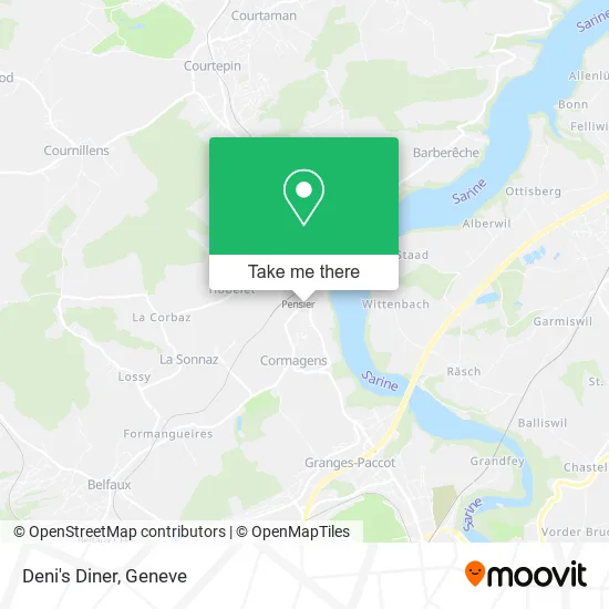 Deni's Diner map