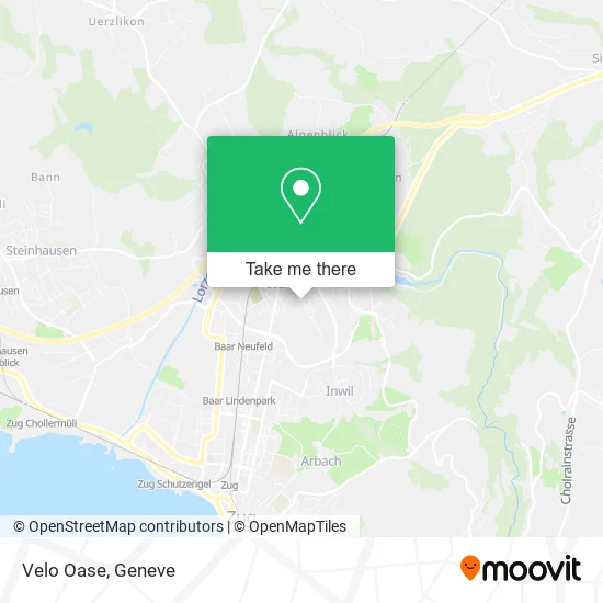 Velo Oase map