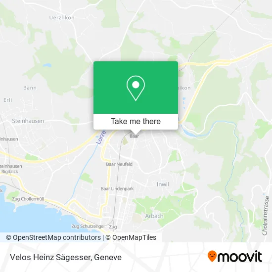 Velos Heinz Sägesser map