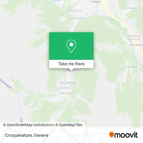 Croquenature map