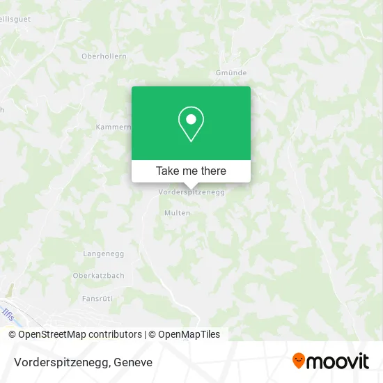 Vorderspitzenegg map