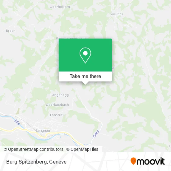 Burg Spitzenberg map