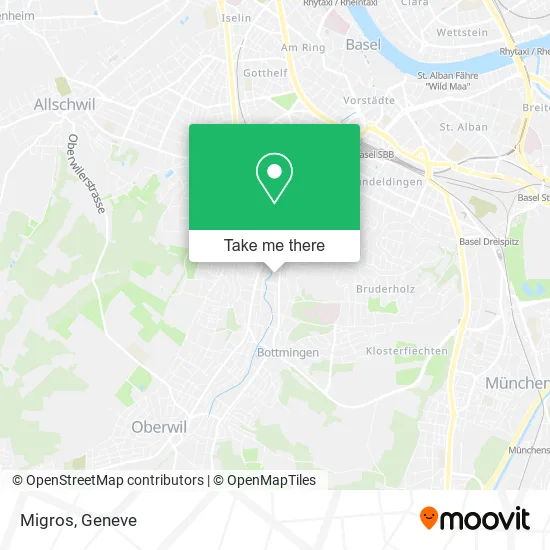 Migros map