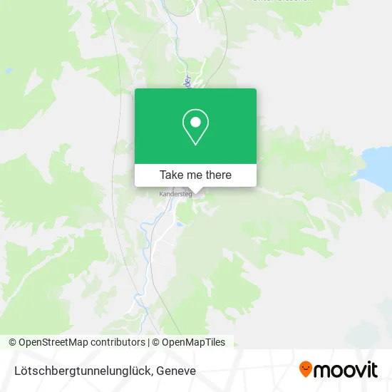 Lötschbergtunnelunglück map