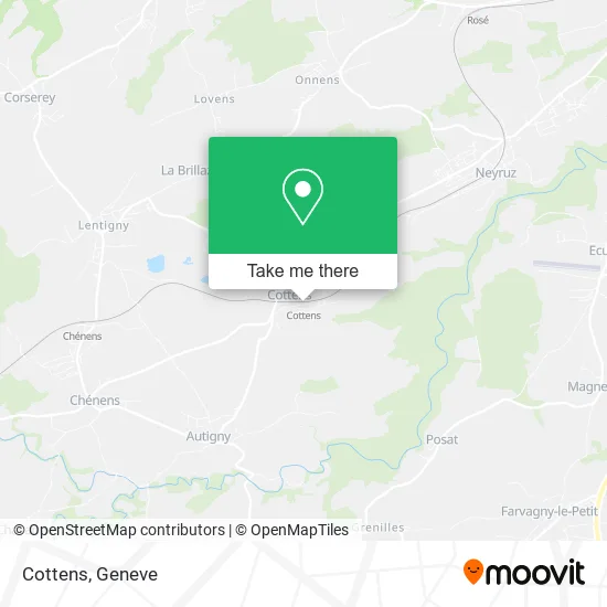 Cottens map