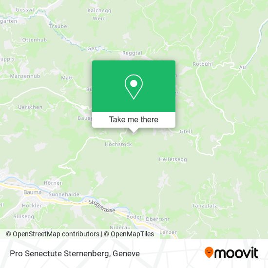 Pro Senectute Sternenberg map