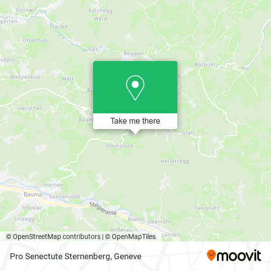 Pro Senectute Sternenberg map