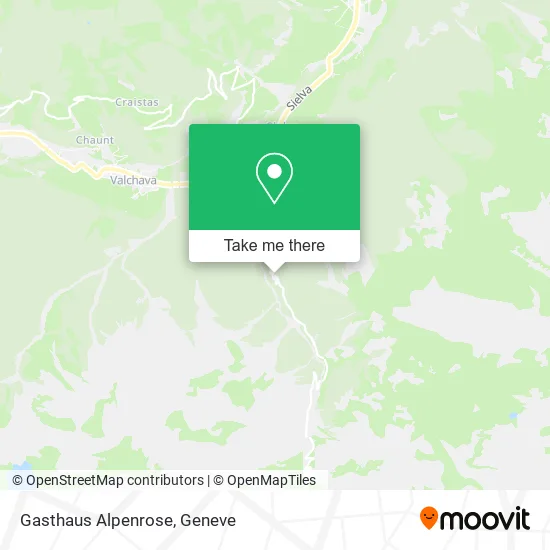 Gasthaus Alpenrose map