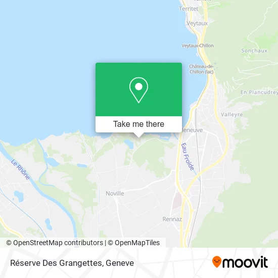 Réserve Des Grangettes map