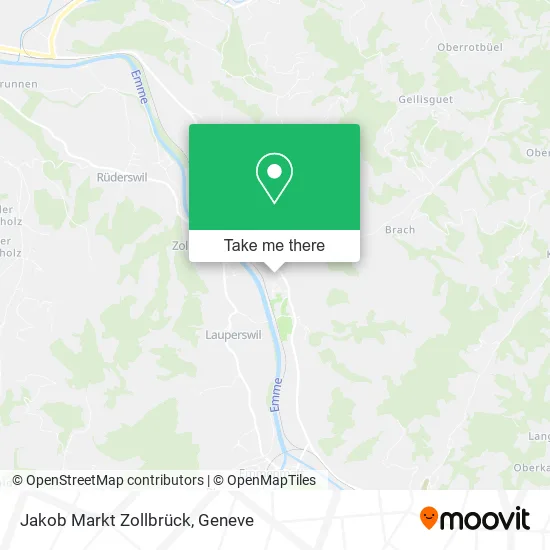 Jakob Markt Zollbrück map