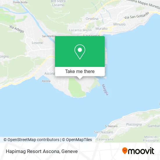 Hapimag Resort Ascona map