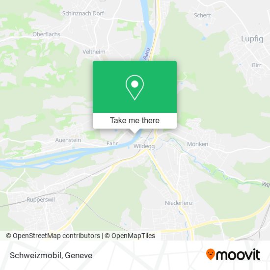 Schweizmobil map
