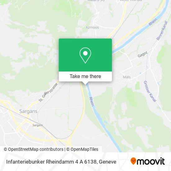 Infanteriebunker Rheindamm 4 A 6138 map