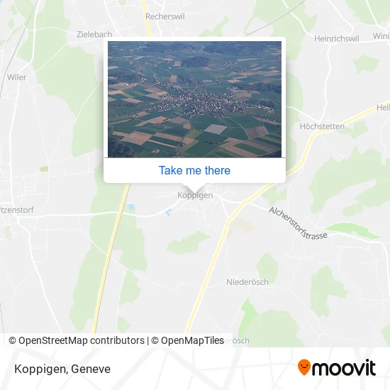 Koppigen map