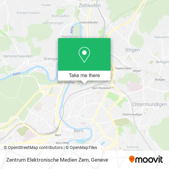 Zentrum Elektronische Medien Zem map