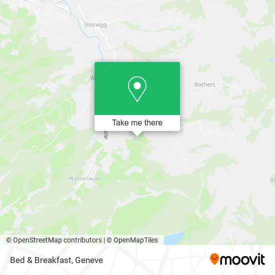 Bed & Breakfast map