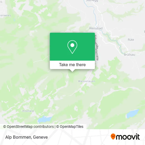 Alp Bommen map