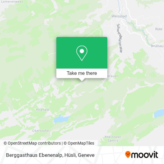 Berggasthaus Ebenenalp, Hüsli map