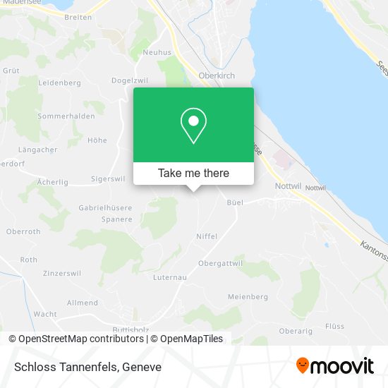 Schloss Tannenfels map