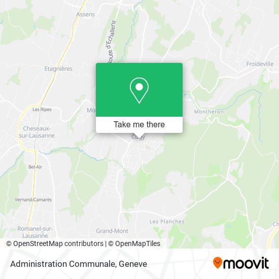 Administration Communale map