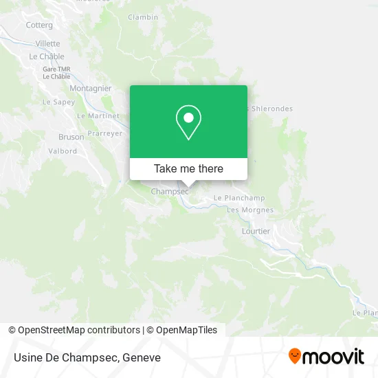 Usine De Champsec map