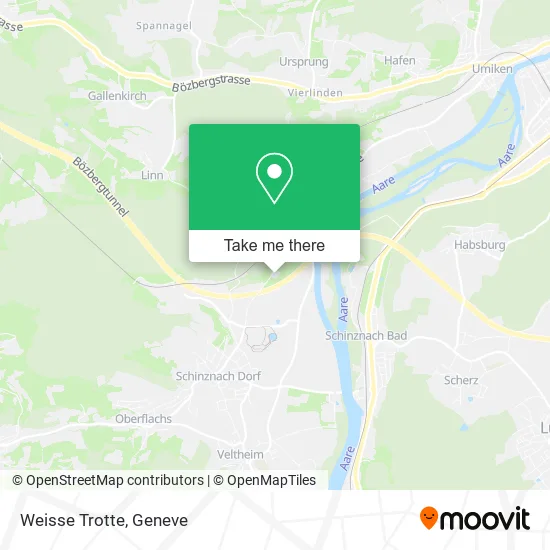 Weisse Trotte map