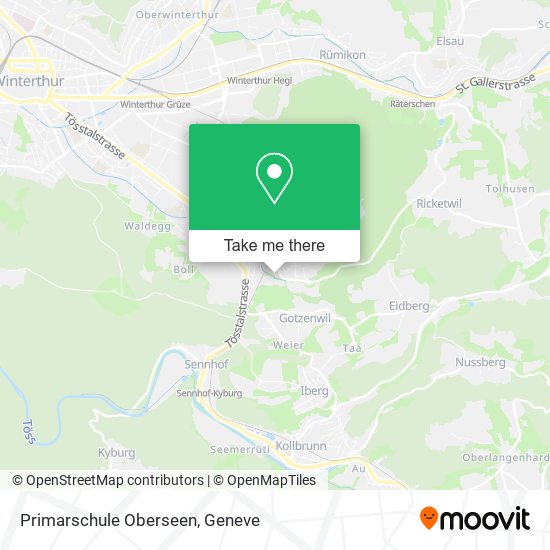 Primarschule Oberseen map