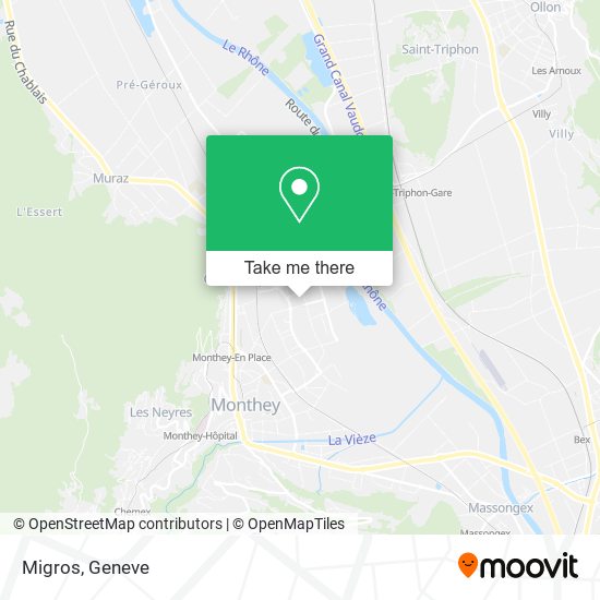 Migros map